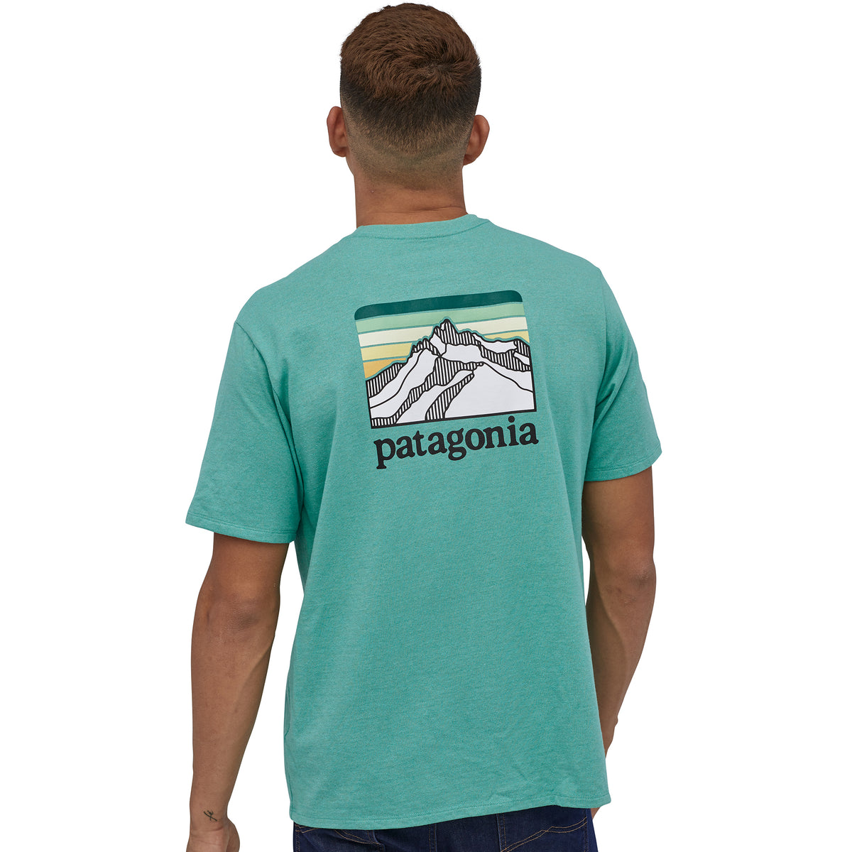 Men&#39;s Line Logo Ridge Pocket Responsibili-Tee® Short Sleeve T-Shirt