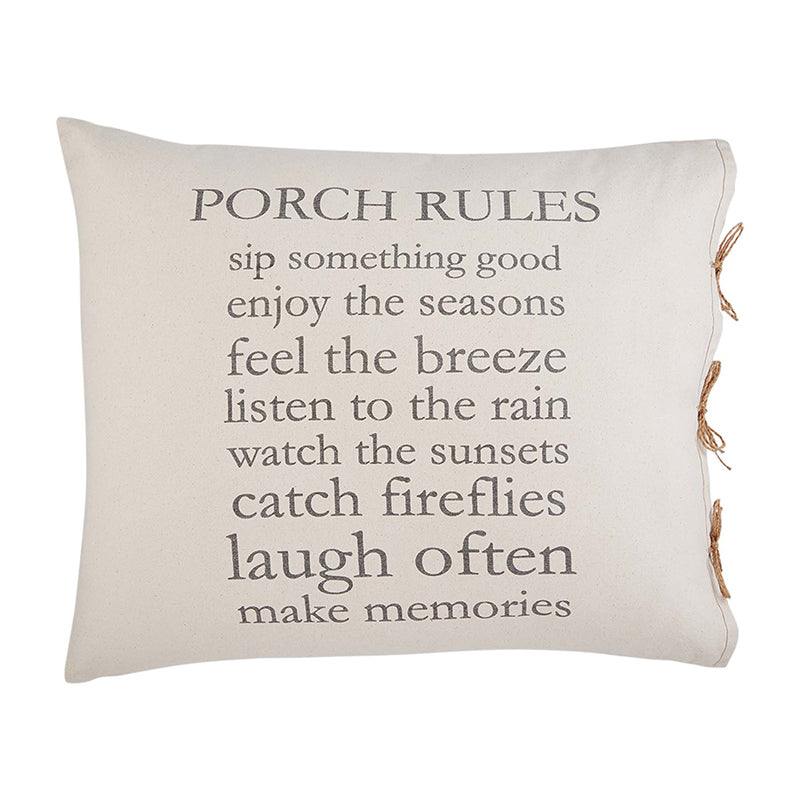 Porch Rules Pillow