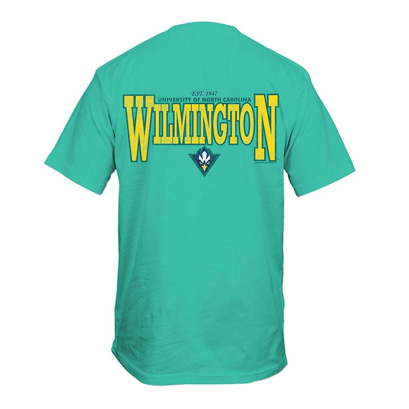 mint UNC Wilmington Retro Horizontal Short Sleeve T-Shirt