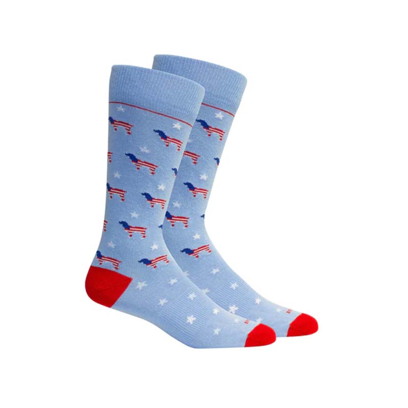 Red, White &amp; Beau Blue Socks
