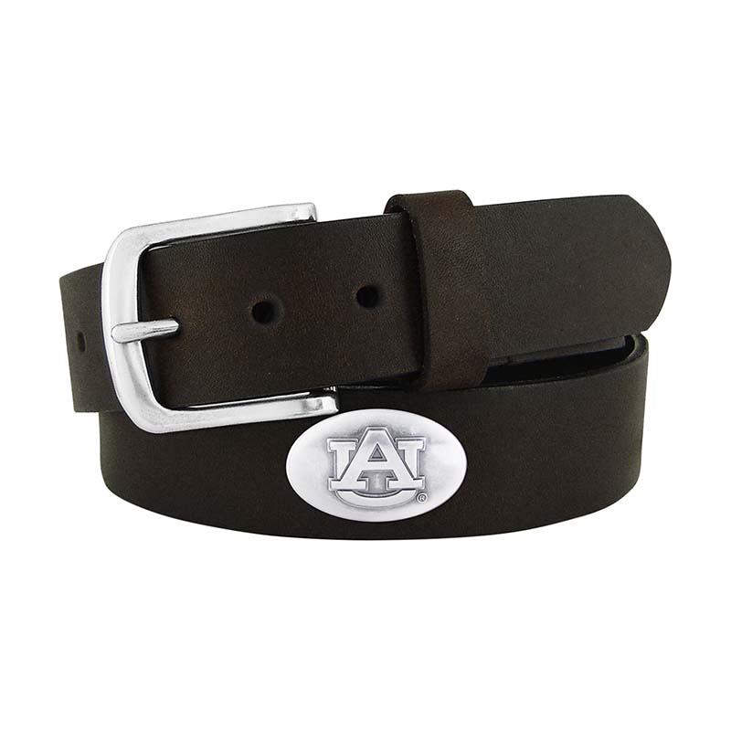 Auburn Concho Leather Belt