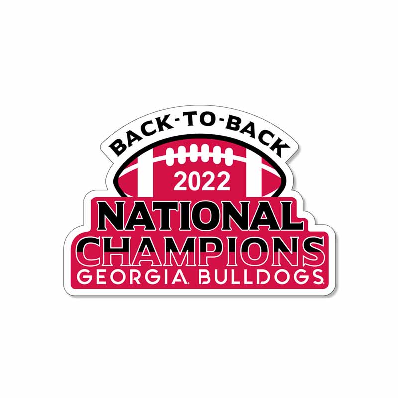 6 Inch UGA 2022 National Champion Logo Magnet