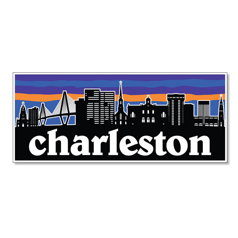 Charleston South Carolina Skyline Decal