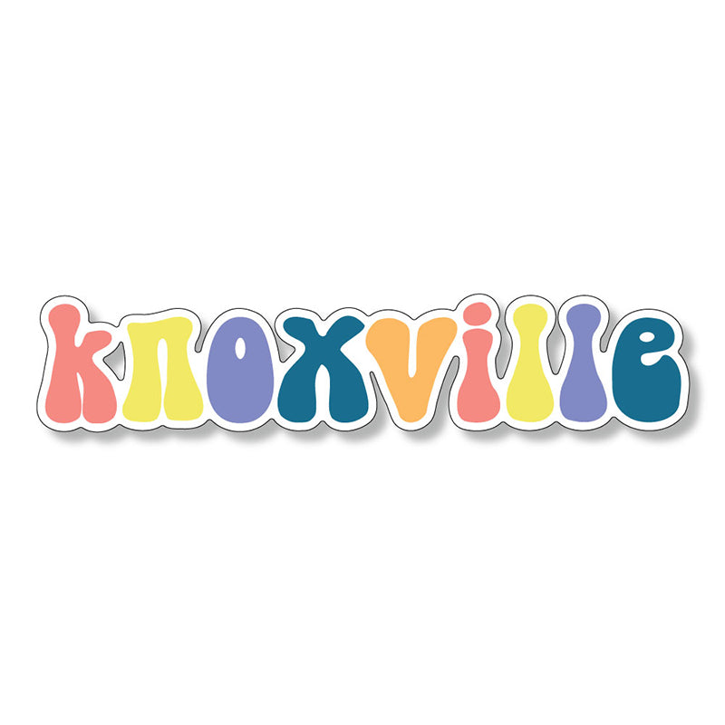 3" Colorful Knoxville Decal