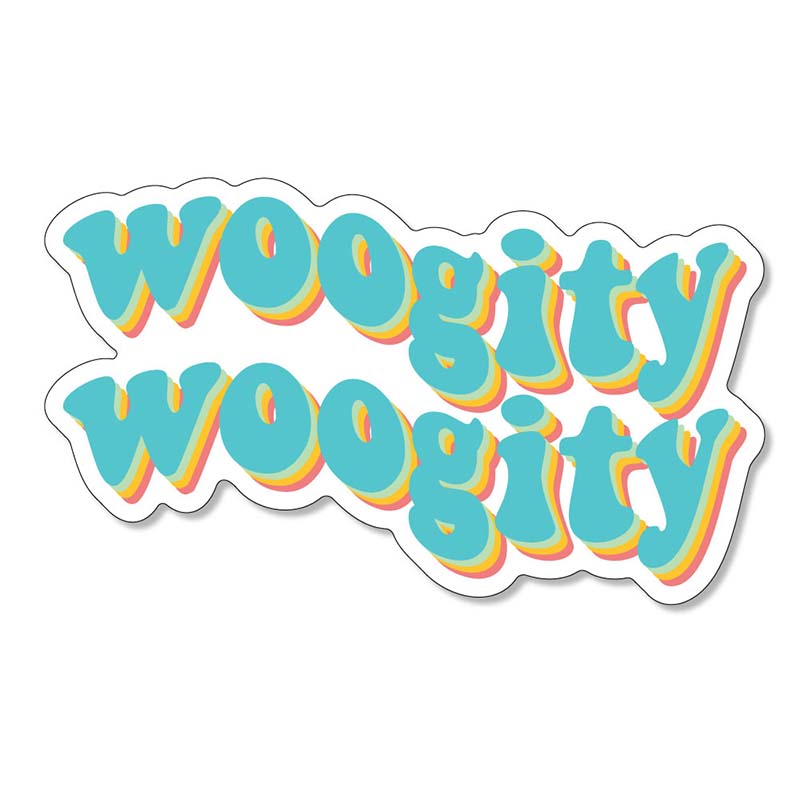 3" Woogity Woogity Decal