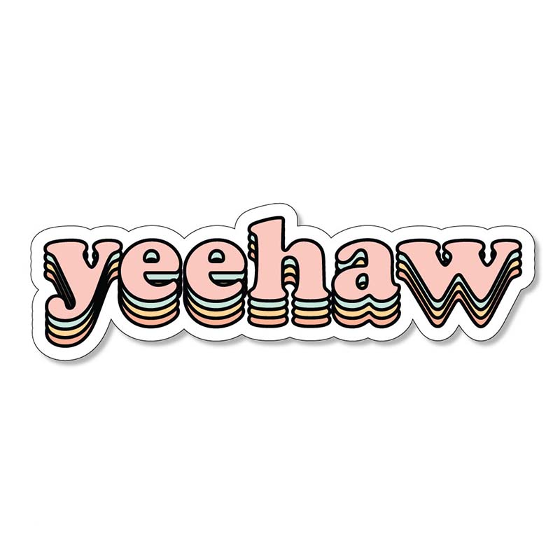 3&quot; Yeehaw Decal