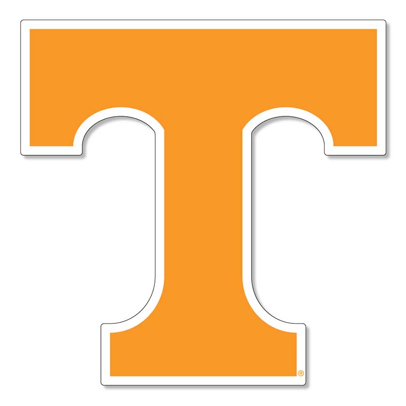 6" Tennessee T Orange Decal