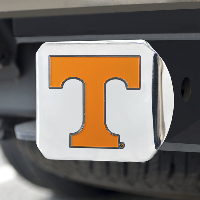 tenneessee T color on chrome hitch cover