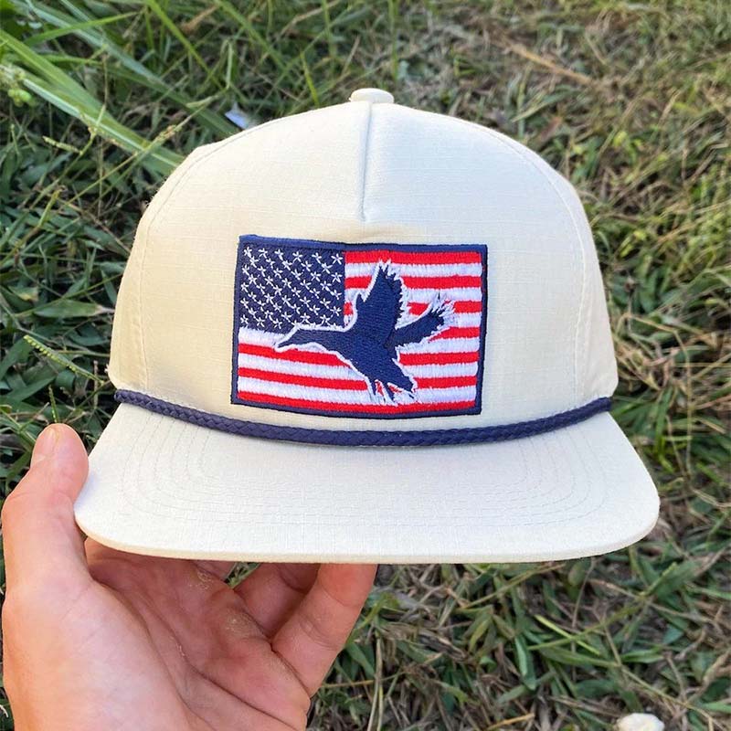 American Flag Duck Hat