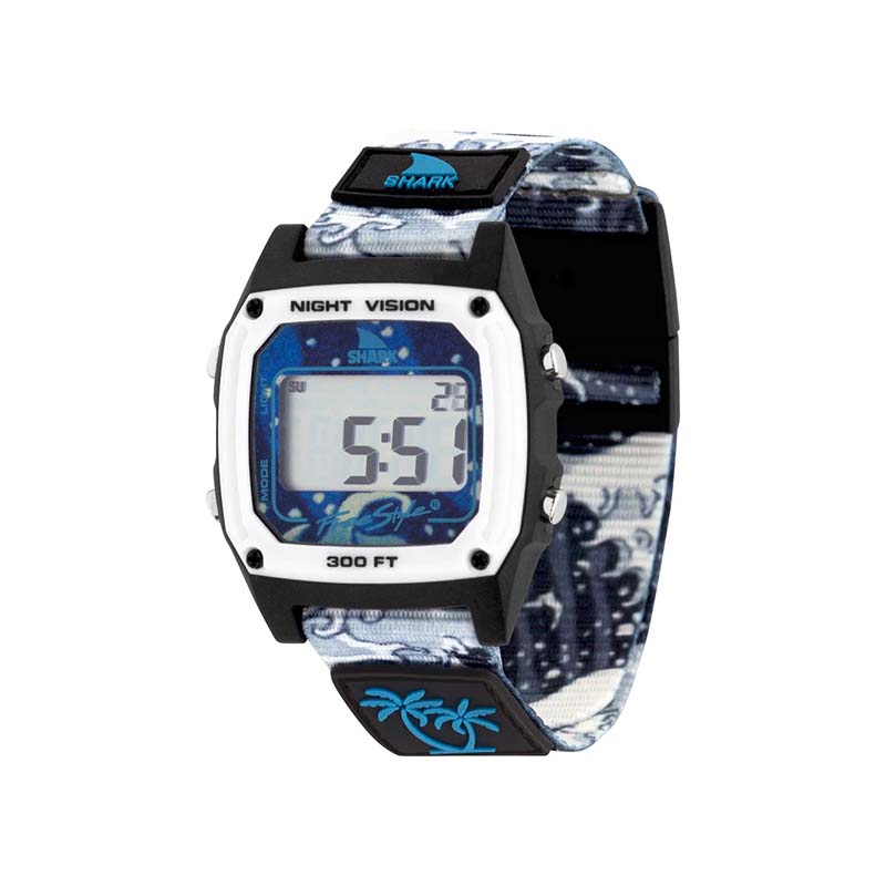 Freestyle Shark Classic Leash Watch in White Wave Palmetto Moon