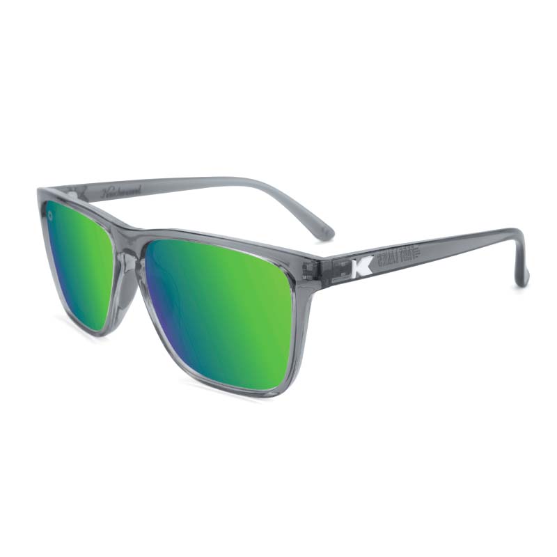 Knockaround® Fast Lane Sport Clear Grey/Green Moonshine | Palmetto