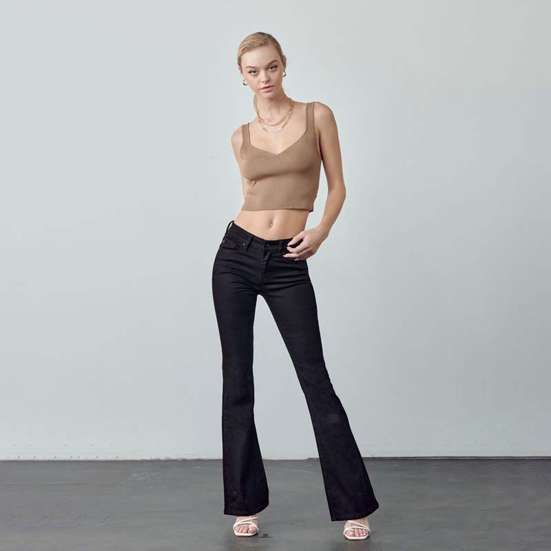 The Harttley Mid Rise Flare Jeans