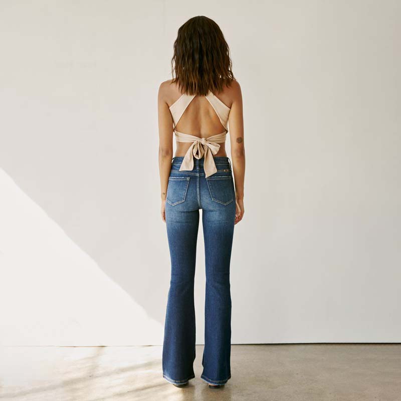 The Casandra High Rise Flare Jeans