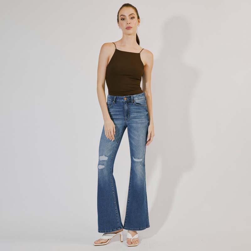 The Kelly High Rise Flare Jeans