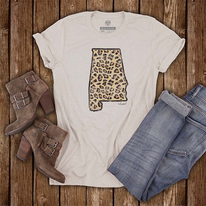 Alabama Leopard Short Sleeve T-Shirt