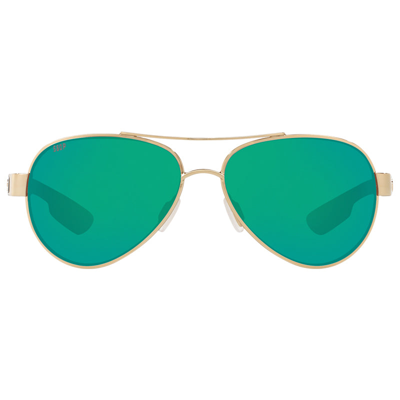 Loreto Rose Gold Frames with Green Mirrored Lens 580P