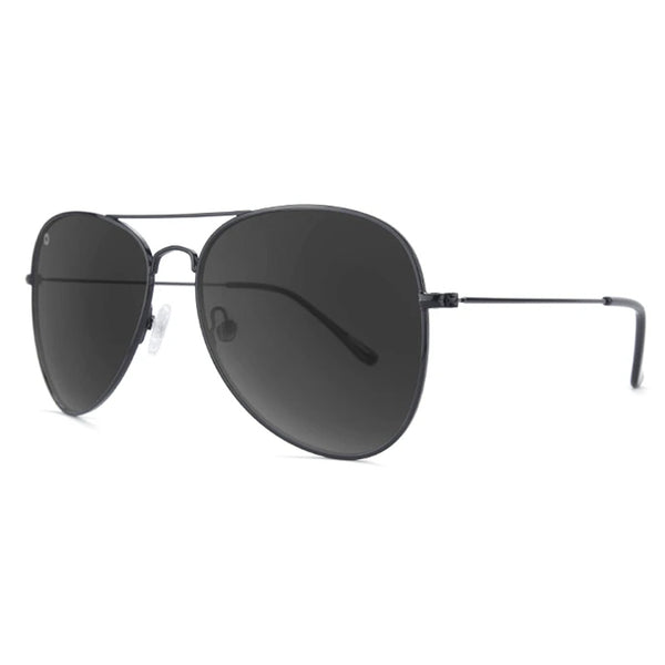Knockaround® Mile High Sunglasses in Black and Smoke
