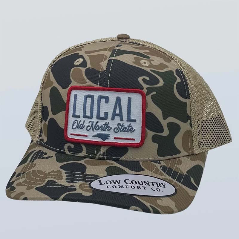 North Carolina Woven Patch Hat in Camo