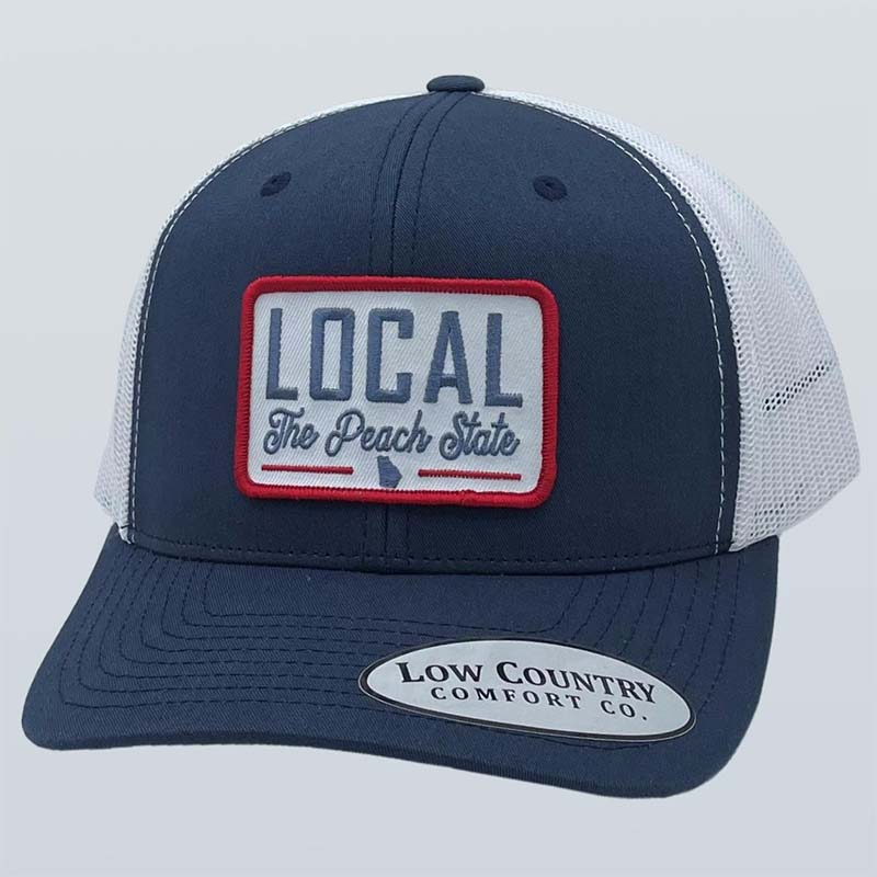 Georgia Local Woven Patch Hat in Navy