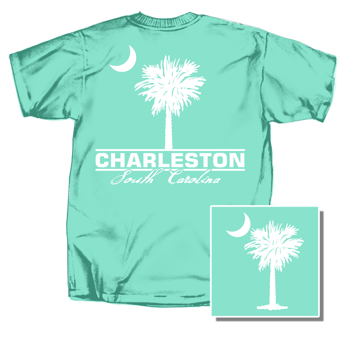 Youth Charleston Palmetto Tree Short Sleeve T-Shirt