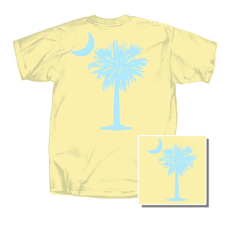 Palm Front and Back Short Sleeve T-Shirt