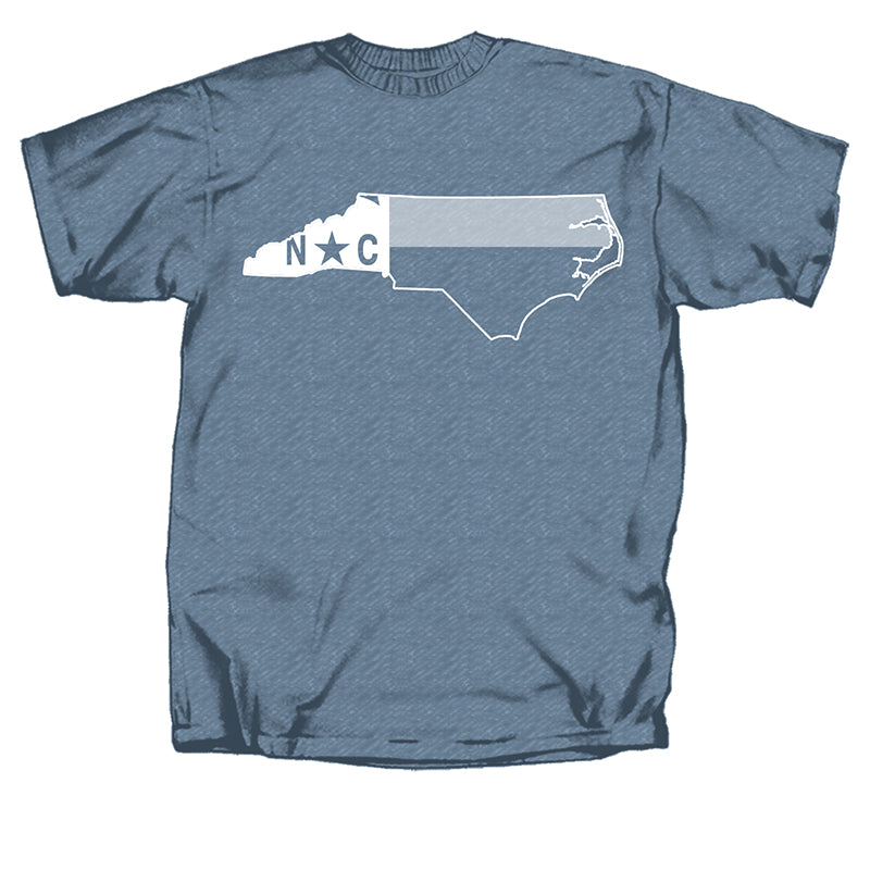 North Carolina Flag State Short Sleeve T-Shirt
