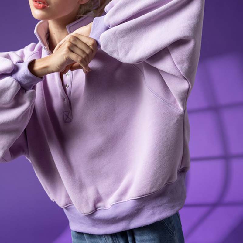 Women&#39;s Piper Snap Button Collared Sweatshirt