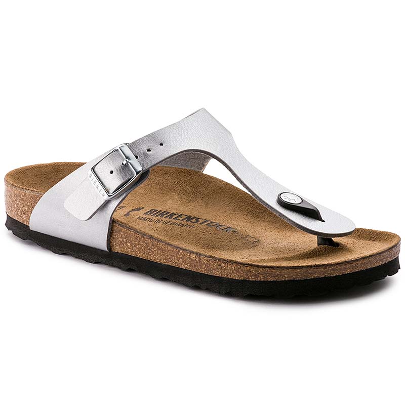 Gizeh Birkio-Flor® Sandals in Silver