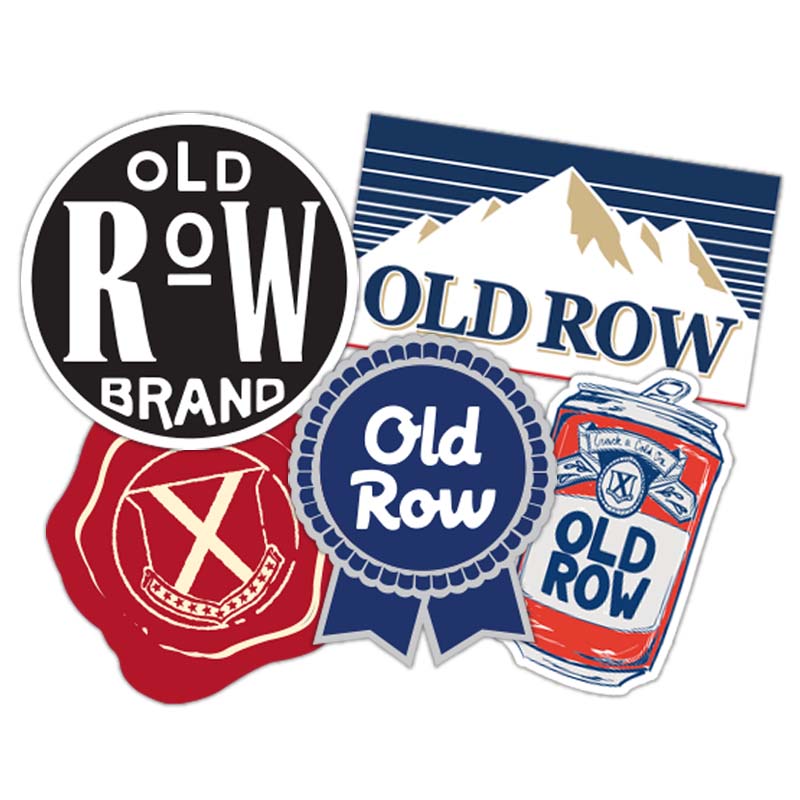 Old Row Labels Variety Decal Pack