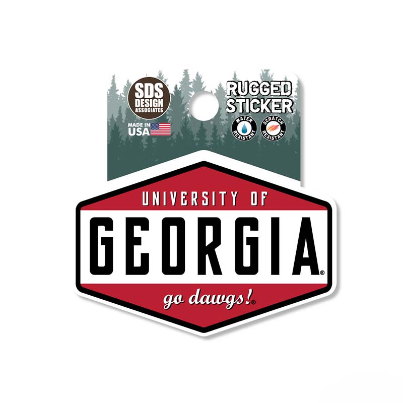 Georgia Badge Rugged Sticker