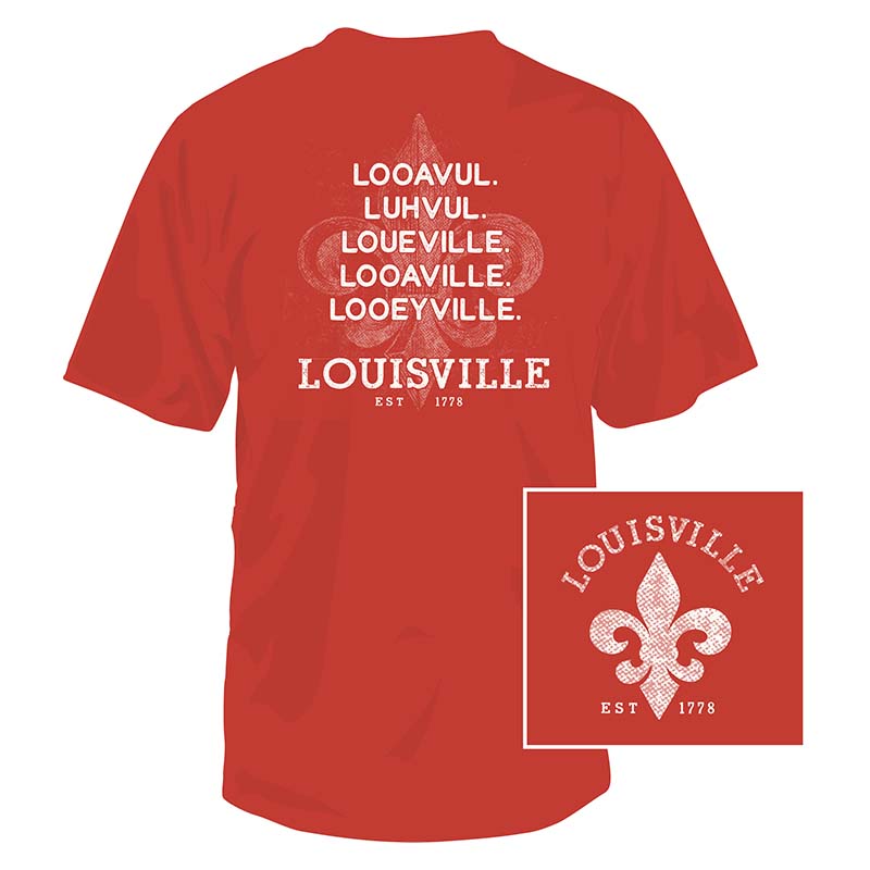 Louisville Spelling Short Sleeve T-Shirt
