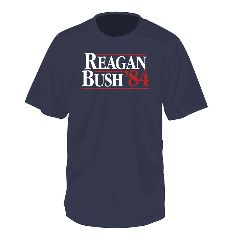 Reagan Bush 84 Short Sleeve T-Shirt