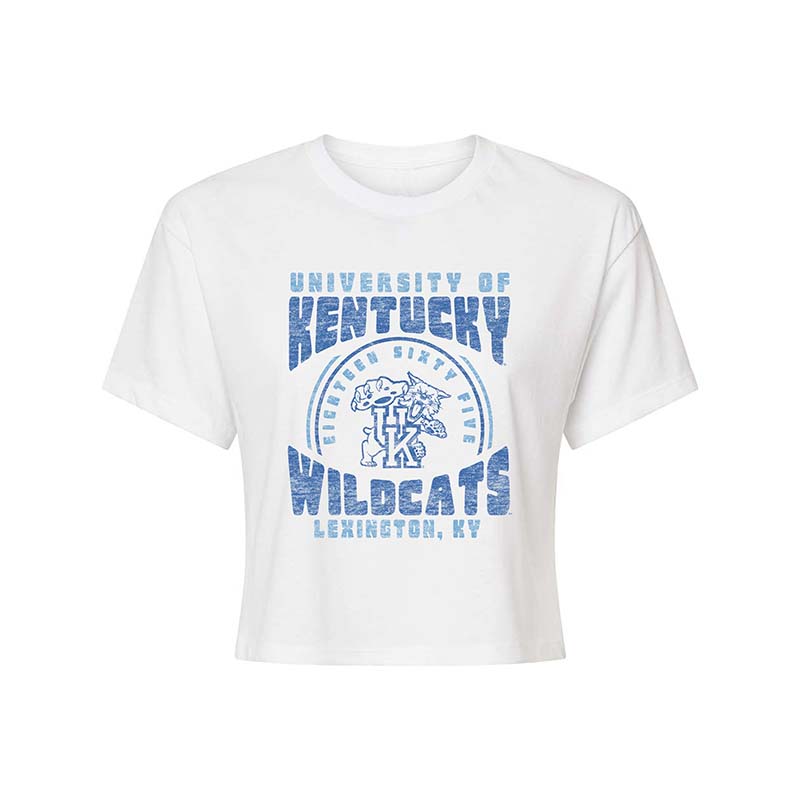 UK Wildcat Seal Cropped Short Sleeve T-Shirt