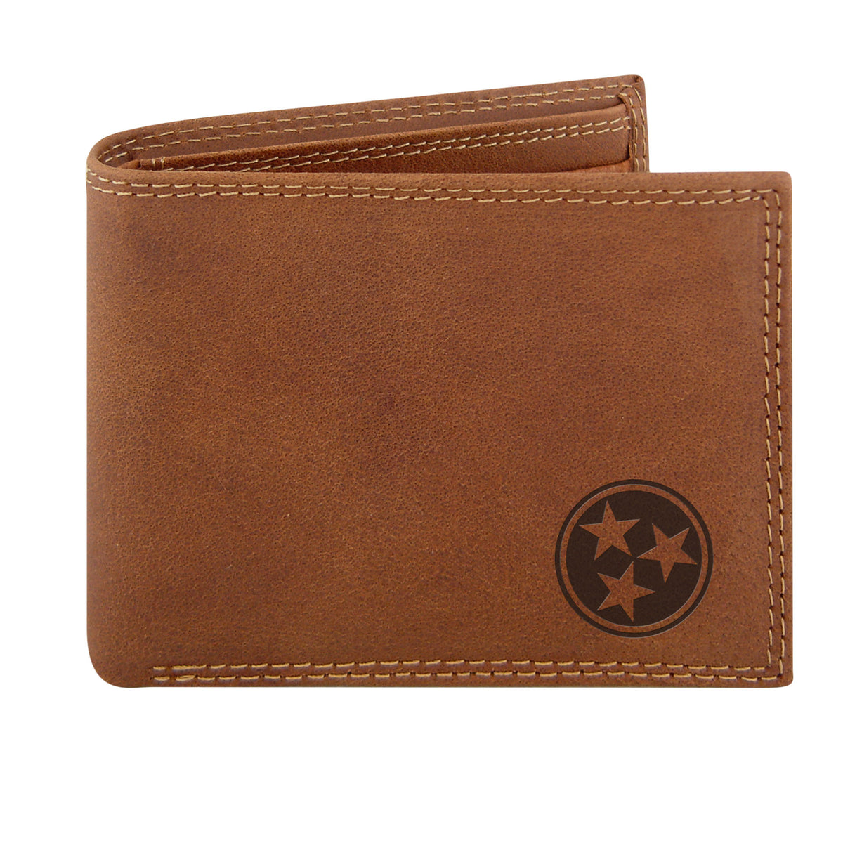 Tennessee Tri-Star Embossed Bifold Wallet