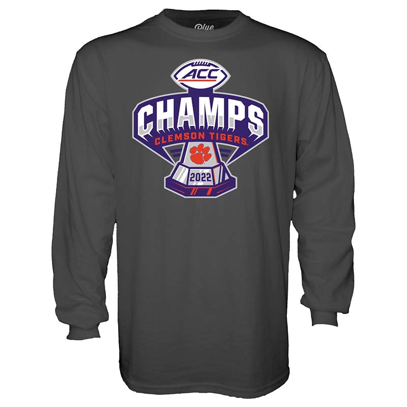 Clemson 2022 ACC Champs Trophy Long Sleeve T-Shirt
