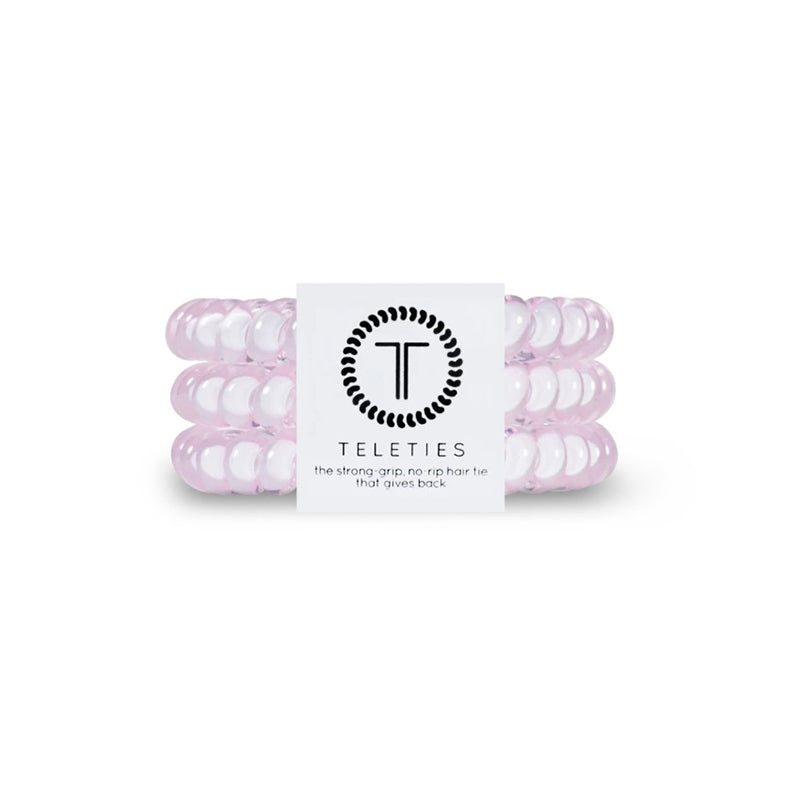 Rosewater Pink Small Hair Tie 3 Pack