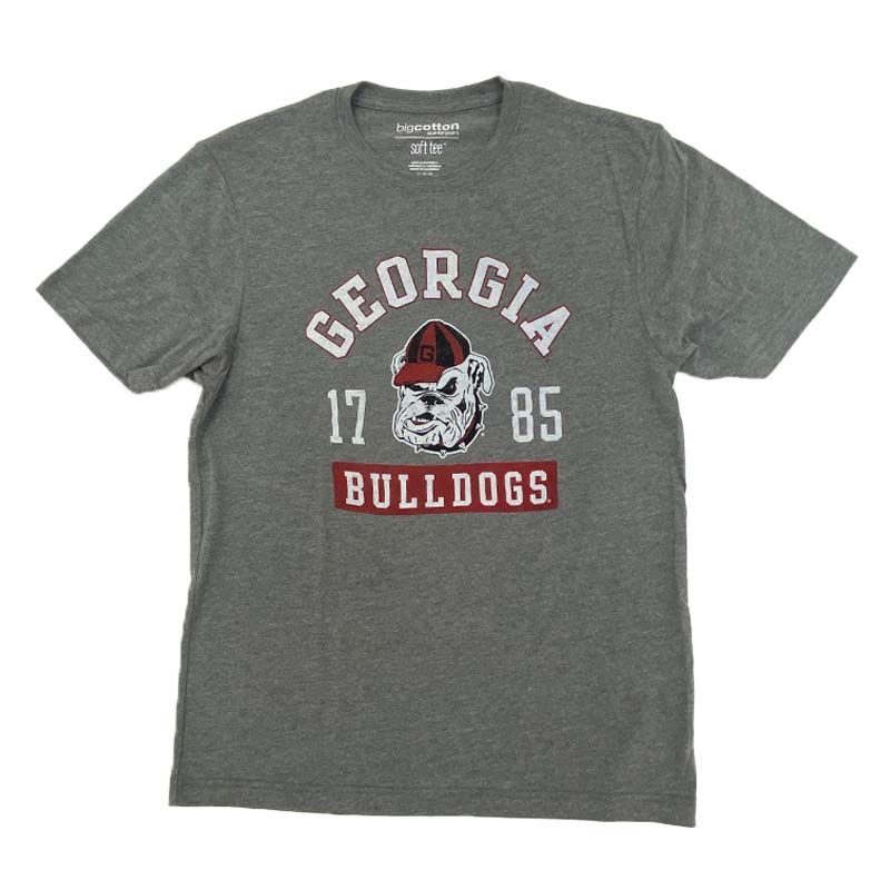UGA Bulldog Head 1785 Short Sleeve T-Shirt