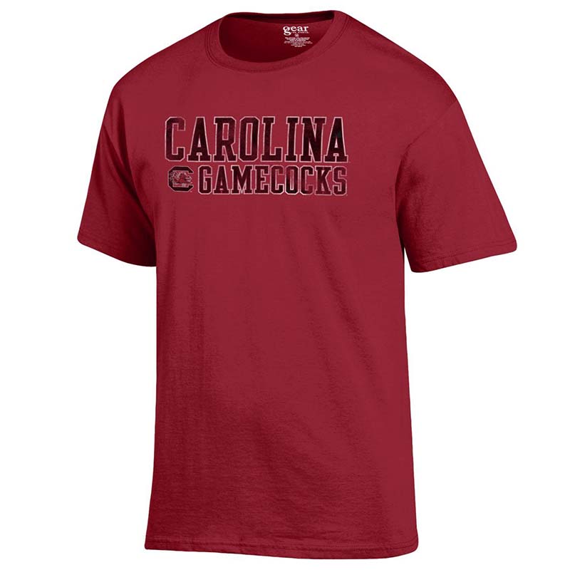 Carolina gamecocks red short sleeve tshirt