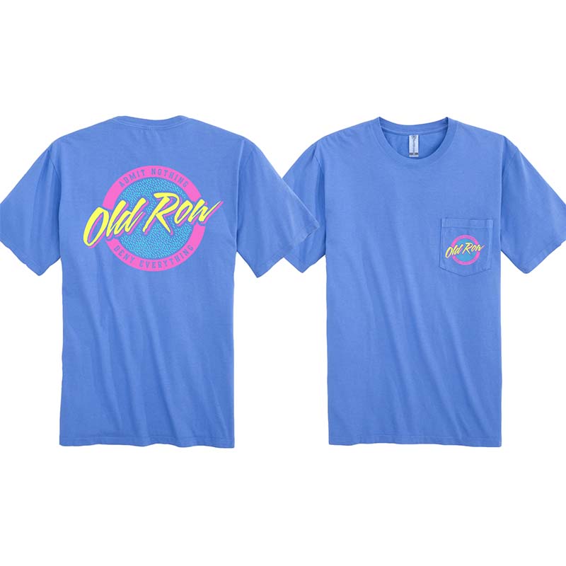 Old Row Circle Logo Short Sleeve T-Shirt in Marine | Palmetto Moon