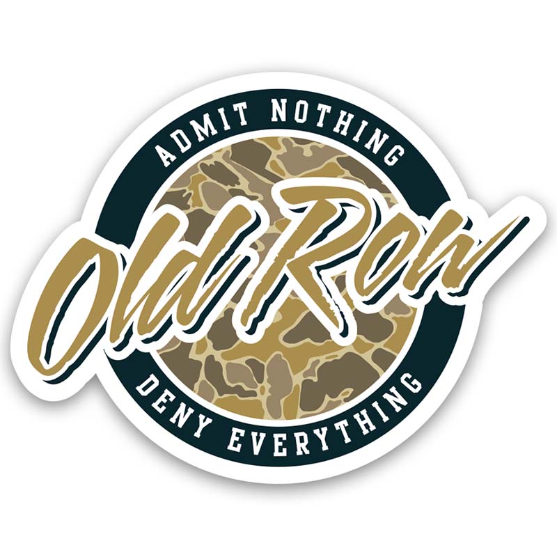 Old Row Camo Logo Decal Pack of 5