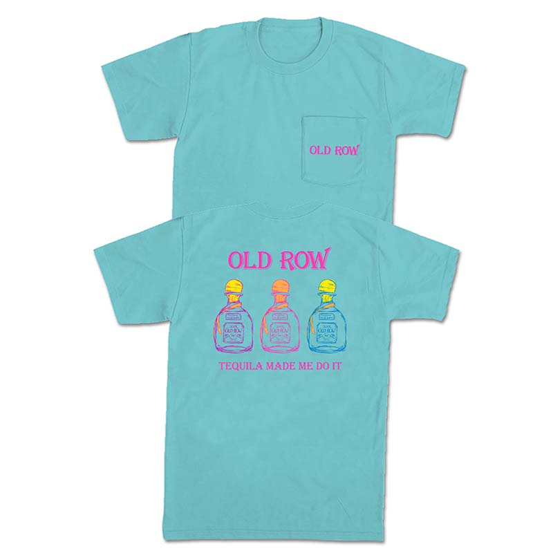 Tequila Made Me Short Sleeve Pocket T-Shirt