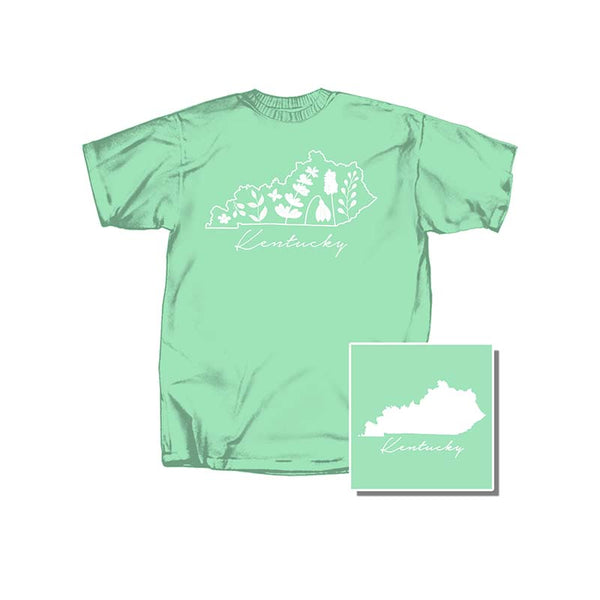  Kentucky Flowers Short Sleeve T-Shirt
