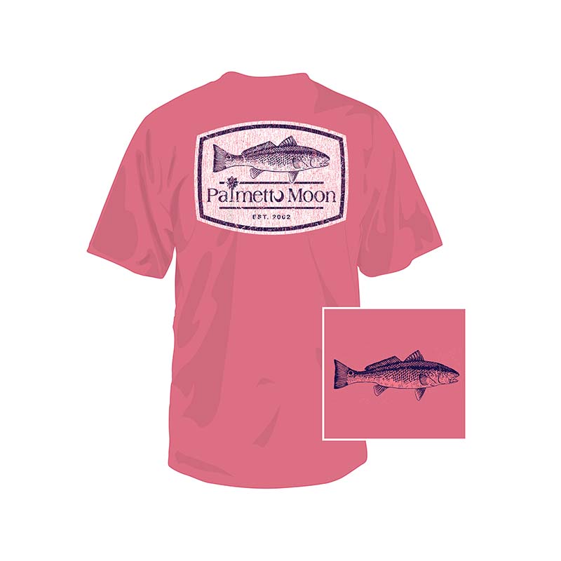 Youth Red Fish Label Short Sleeve T-Shirt