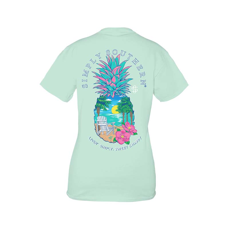 Youth Pineapple Beach Short Sleeve T-Shirt