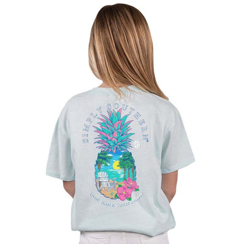 Youth Pineapple Beach Short Sleeve T-Shirt
