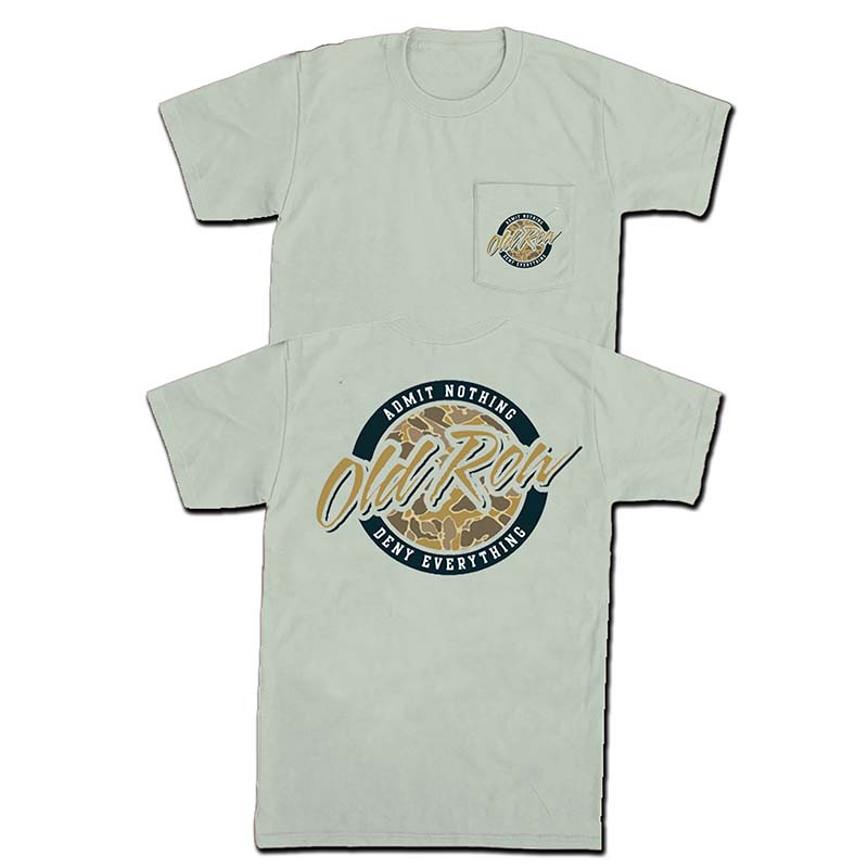 Circle Logo Camo Short Sleeve T-Shirt in Bay