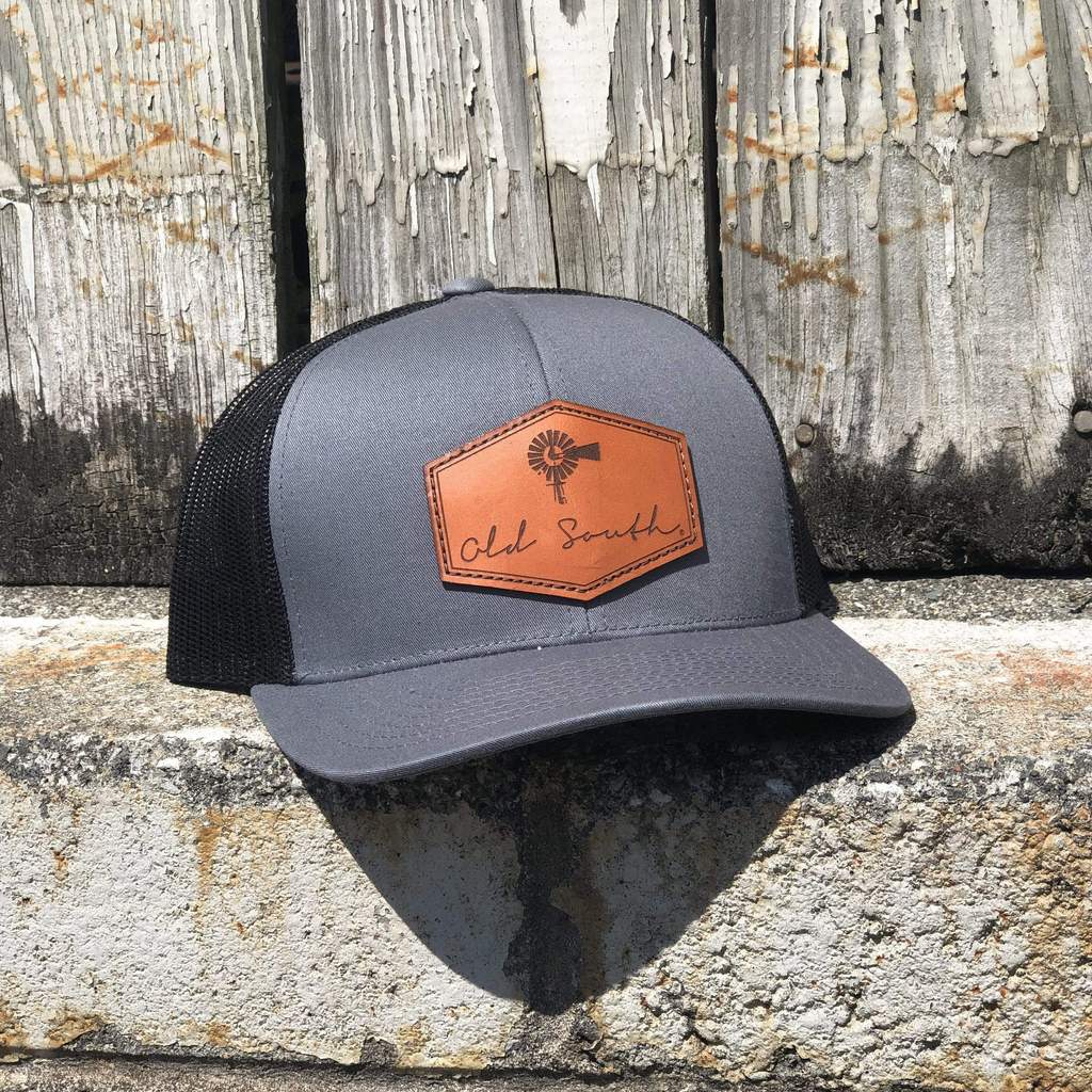 Wood Duck Hat - Leather Patch All Black